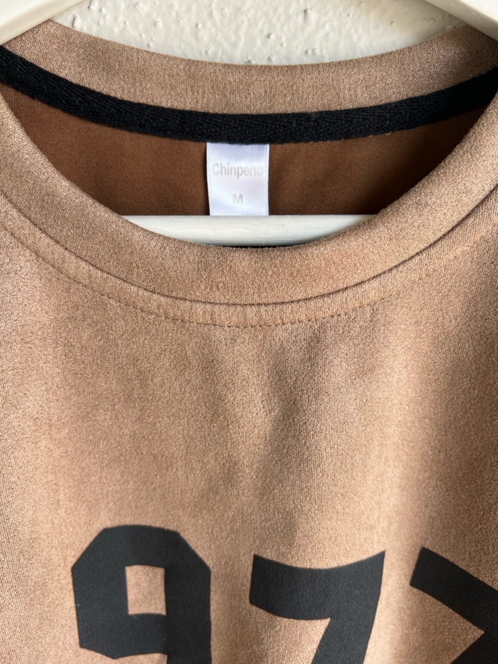 1977 Graphic Tee in Tan - Men's Casual Shirt - Picture 2 of 4